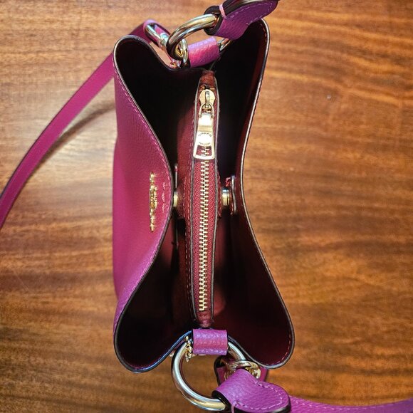 COACH Small Town Bucket Bag, Bright Violet - Picture 7 of 11
